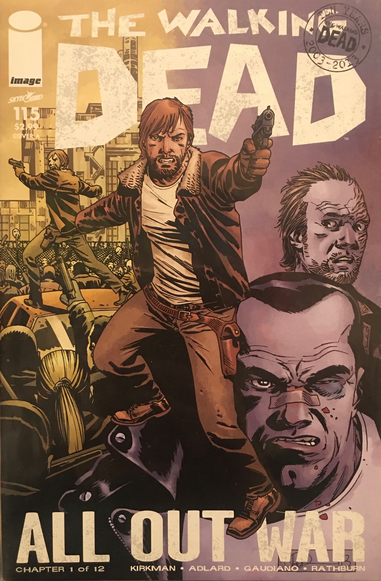 The Walking Dead #115 Cover А. Image Comics. Официальный комикс на английском языке.