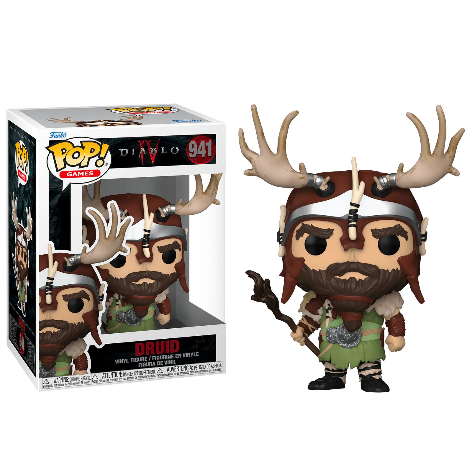 Фигурка Funko Pop! Diablo: Druid (Фанко Поп Друид из игры Диабло IV) -  купить с доставкой по выгодным ценам в интернет-магазине OZON (1355921743)