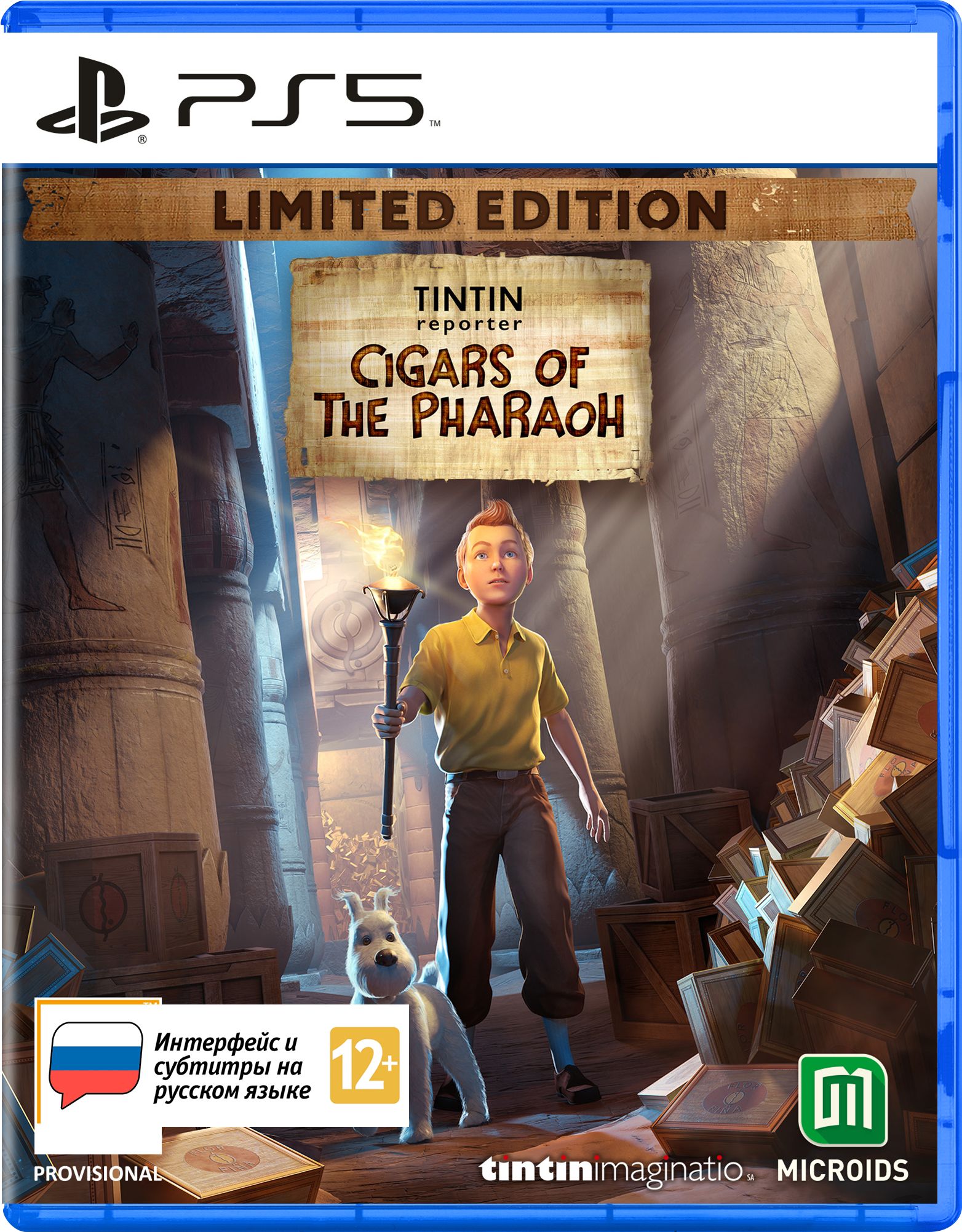 Игра Tintin Reporter: Cigars of the Pharaoh - Лимитированное издание  (PlayStation 5, Русские субтитры) купить по низкой цене с доставкой в  интернет-магазине OZON (1357881255)