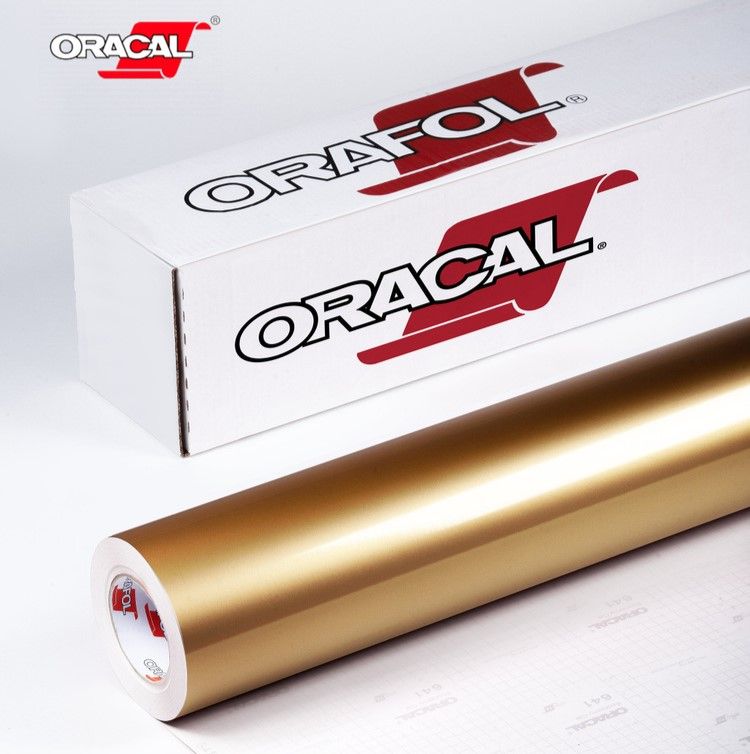 Пленка самоклеящаяся Oracal 641 G 092 1*50 м медная, глянцевая, рулон