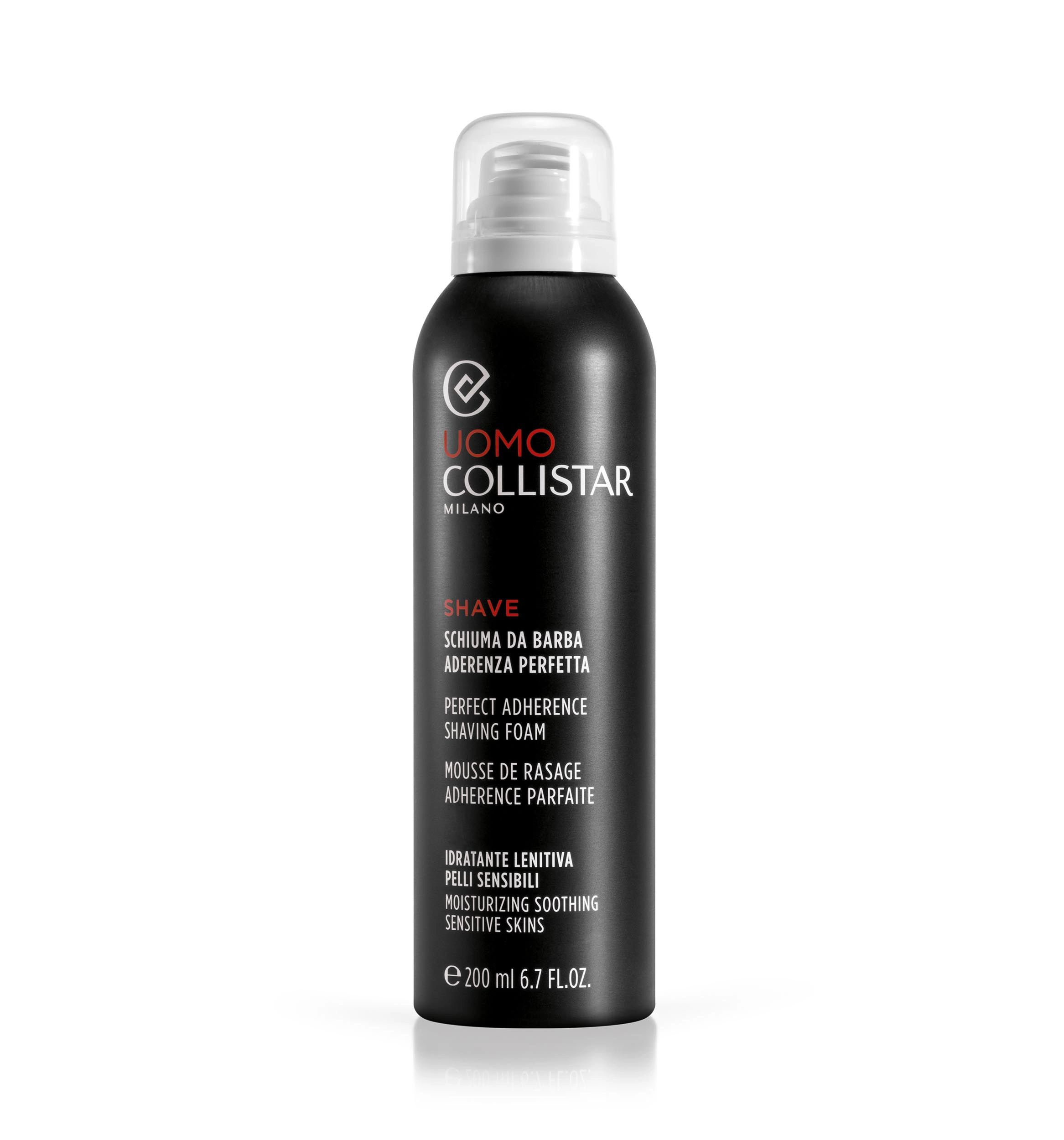 Collistar - Uomo Perfect Adherence Shaving Foam Sensitive Skins Пена для бритья для чувствительной кожи 200 мл