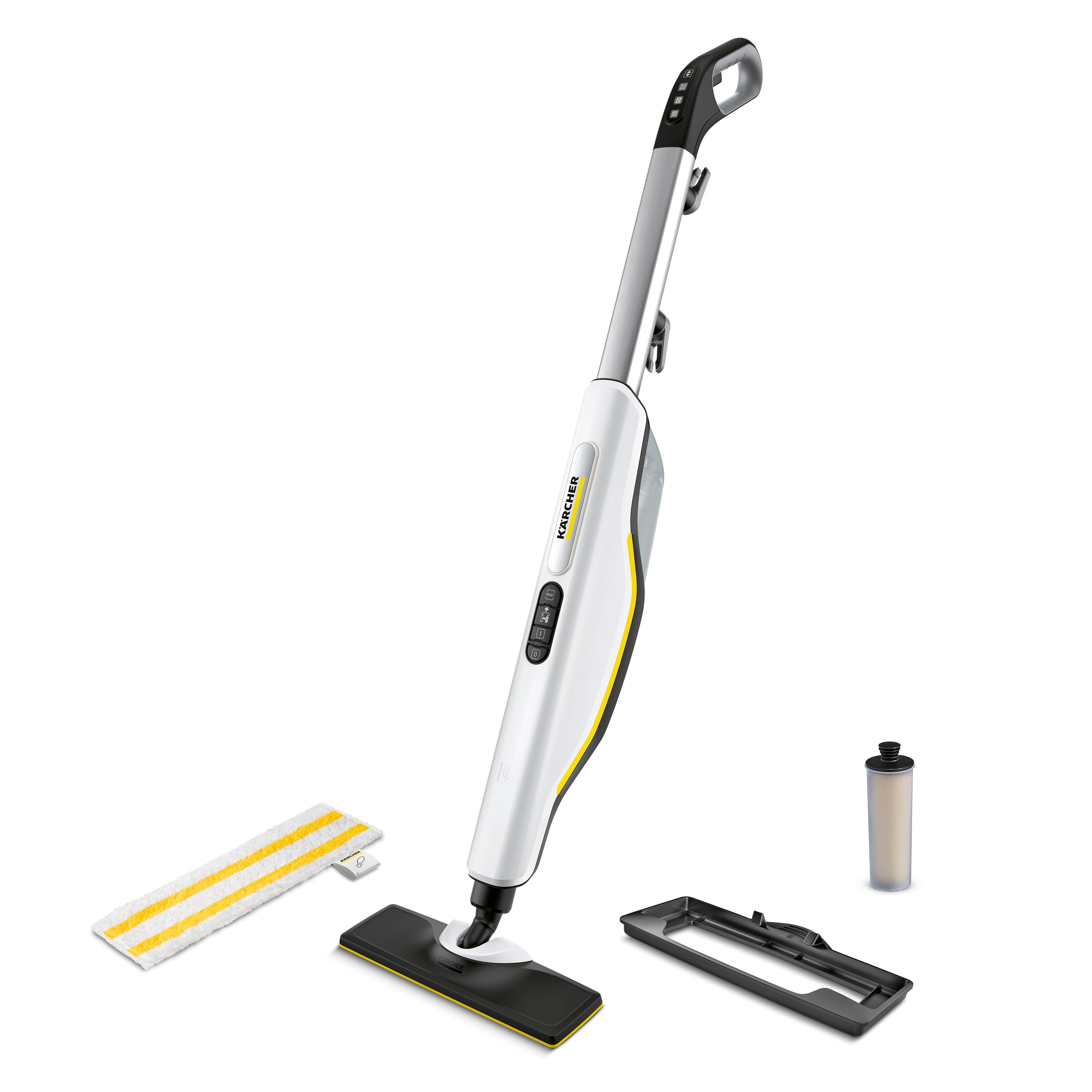 Паровая швабра Karcher 1.513-530.0, белый, черный, 1600 Вт купить по низкой  цене с доставкой в интернет-магазине OZON (1389299360)