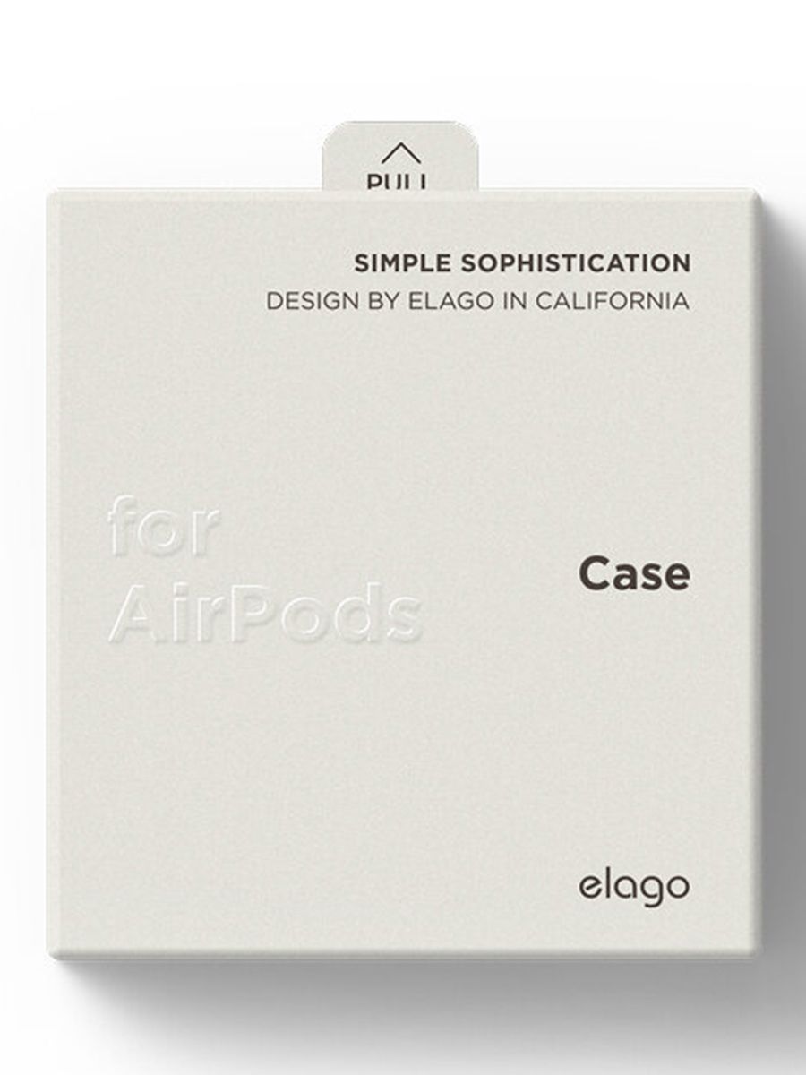 Чехол Elago Silicone для беспроводных наушников Apple Airpods 1, 2 / на Эпл Аирподс 1, 2 силиконовый, с покрытием Soft-touch, серый купить на OZON по низкой цене (1393230003)