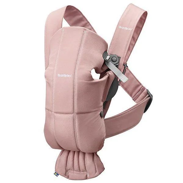 Эрго-рюкзак BabyBjorn Mini Cotton, 0210.14 цвет: Old rose