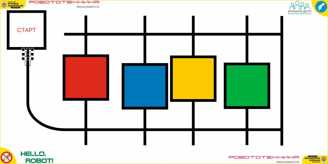 Поле для роботов "Путешественник "