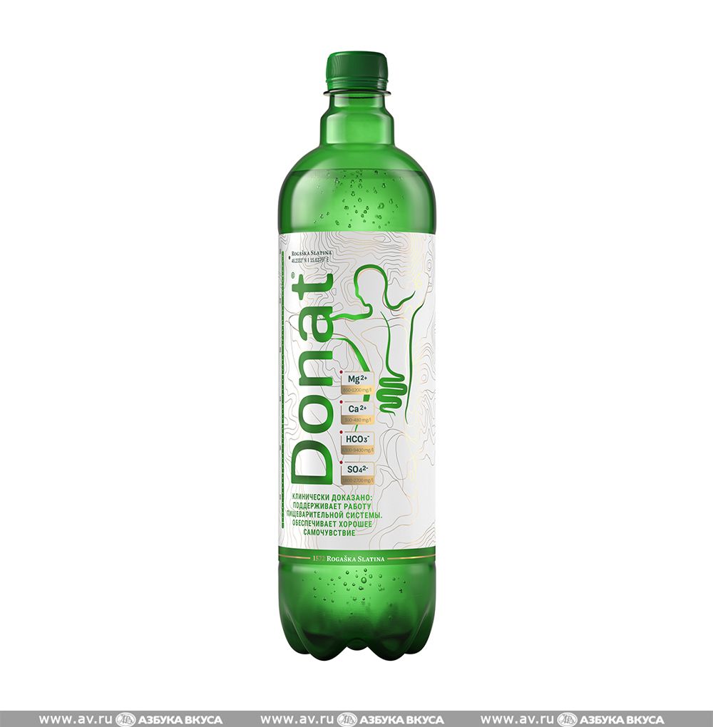 Вода минеральная газированная, Donat Mg, 1 л -1 шт. - купить с ...