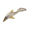 Открывалка ElffDecor Дельфин, с золотым напылением, размер 17 см, олово, в подарочной коробке - изображение