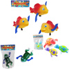 Игрушка для малышей заводная водоплавающий 3 рыбки, 4 черепахи, 2 лягушки - изображение
