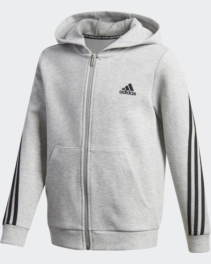 Adidas 3 Stripes костюм серый