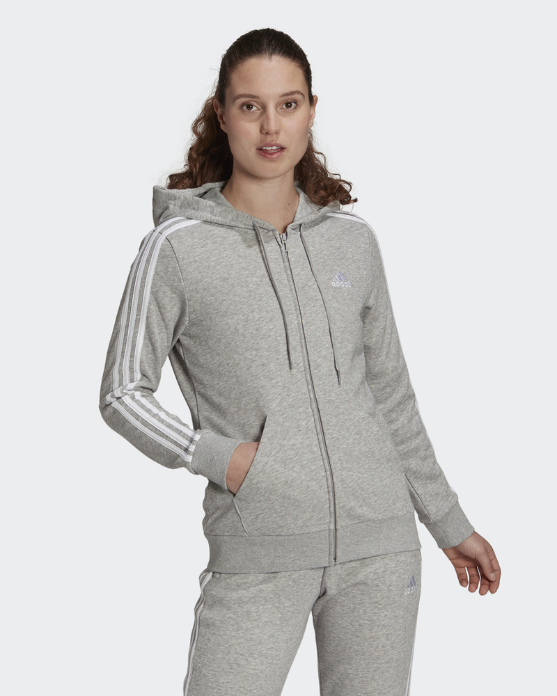 Ladies grey 2024 adidas tracksuit