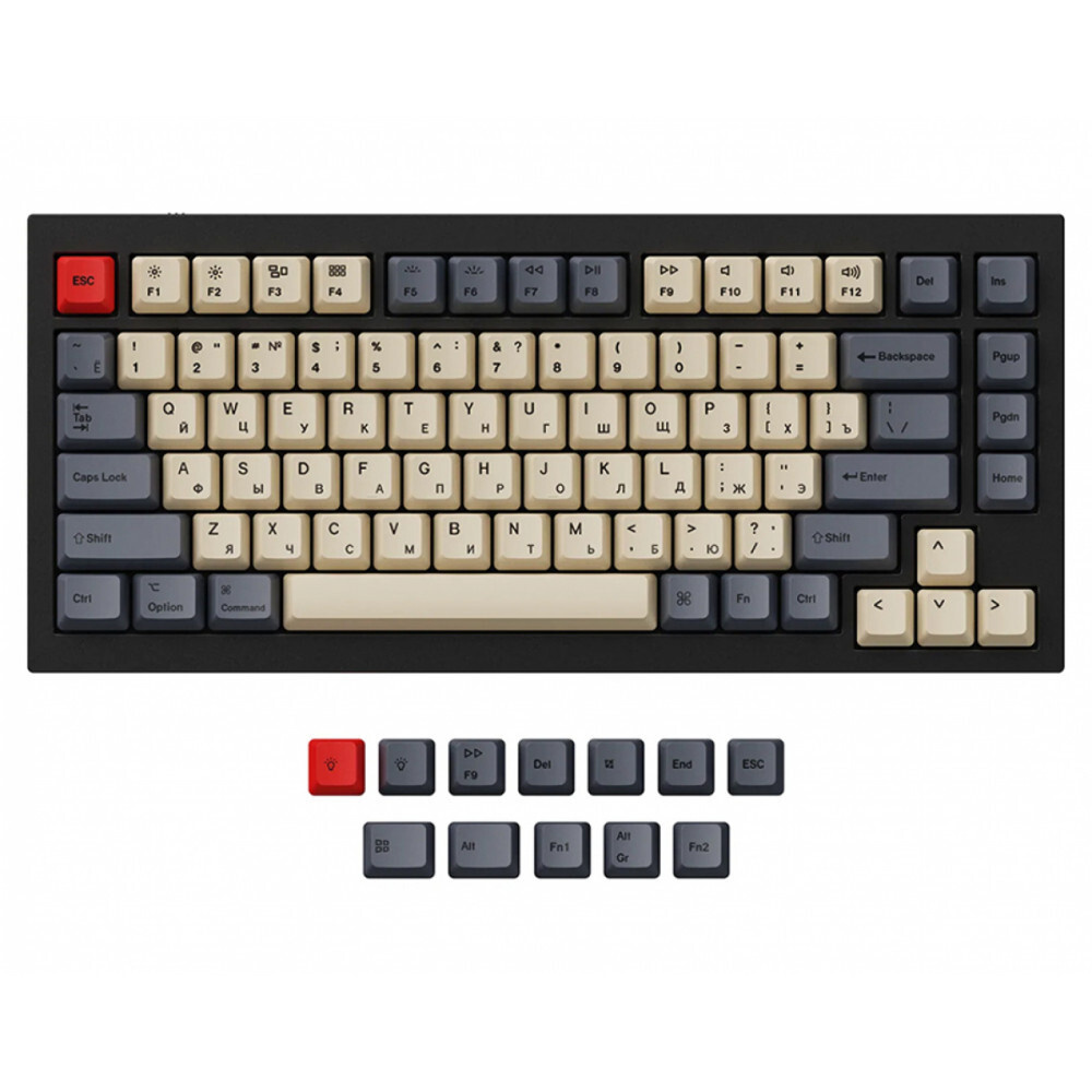 keychron k2 v2 pbt keycaps