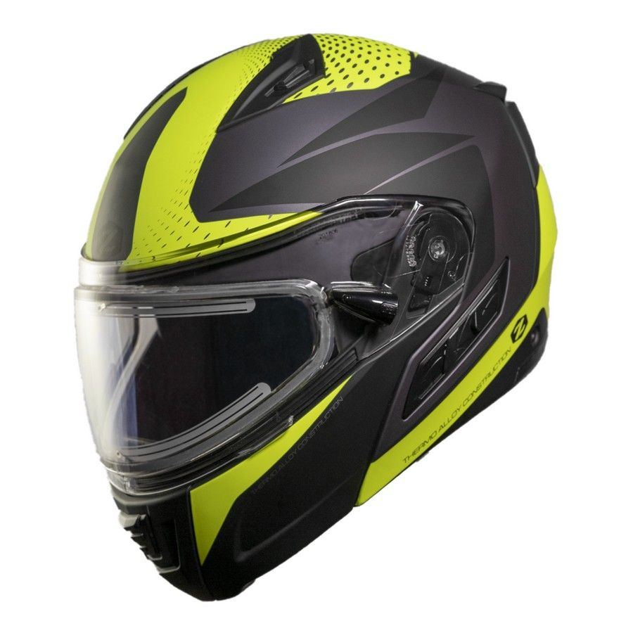 Шлем для снегохода ZOX Condor Parkway Black-Yellow (ЭП) #1