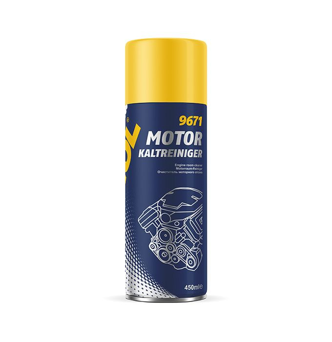 MANNOL 9671 Motor-Kaltreiniger Проф-ный состав для наруж. очистки двиг-ля 450мл  #1