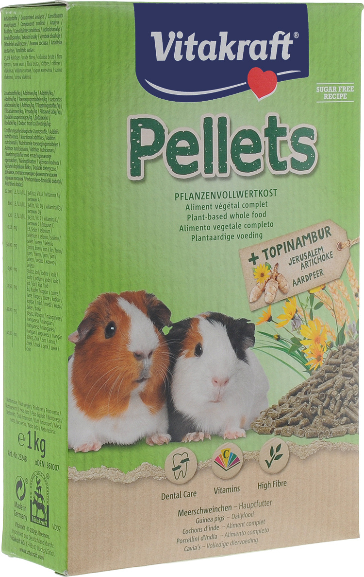 Корм для морских свинок Vitakraft "Pellets", 1 кг — купить в интернет ...