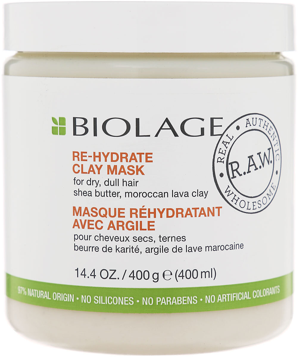 Matrix Biolage Маска-детокс для сухих волос Re-Hydrate R.A.W., 400 мл