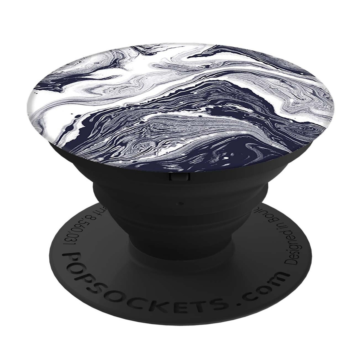 Popsockets Кольцо-держатель для телефона Black White Marble (101330 ...