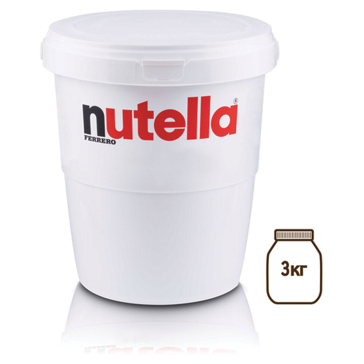 Паста ореховая NUTELLA (Нутелла), 3000 г, пластиковое ведро, 77153144 ...