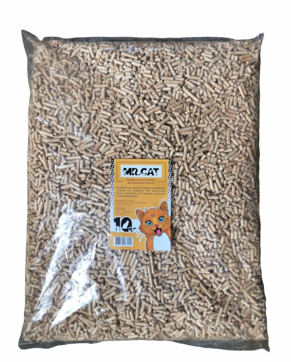 Древесный кошачий наполнитель MR.CAT 30л/10кг — купить в интернет ...