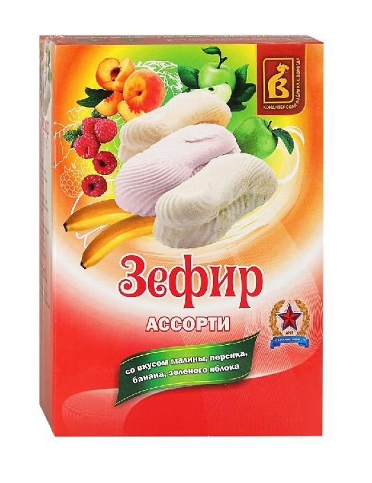 Зефир Ассорти в картонной коробке, 3 упаковки по 240 гр — купить в ...