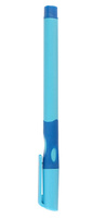 Ручка шариковая для левшей, цвет корпуса голубой, артикул DV-7788. Спонсорские товары