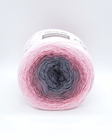 Пряжа Розегарден градиентная секционная омбре YarnArt Rosegarden - 1 шт, светло.розовый-розовый-серый (313), 250 г, 1000 м, 100% хлопок секционного крашения. Спонсорские товары