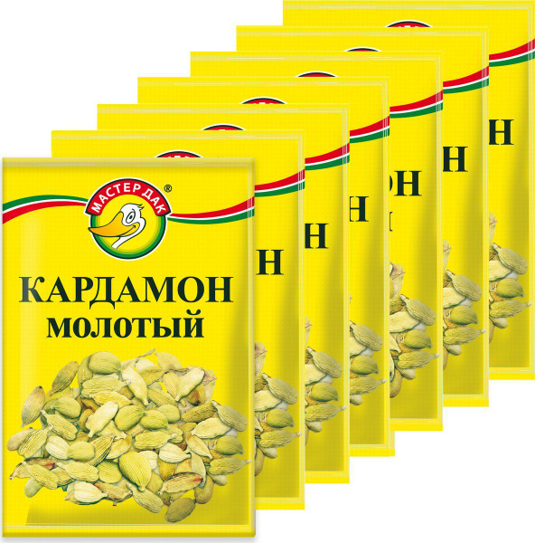 Кардамон молотый Мастер Дак, 10 г х 7 шт - купить с доставкой по ...