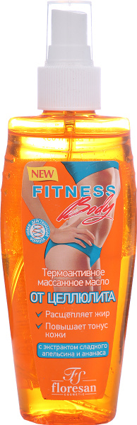 Floresan Фитнес Body Термоактивное массажное масло "От целлюлита", 150 ...