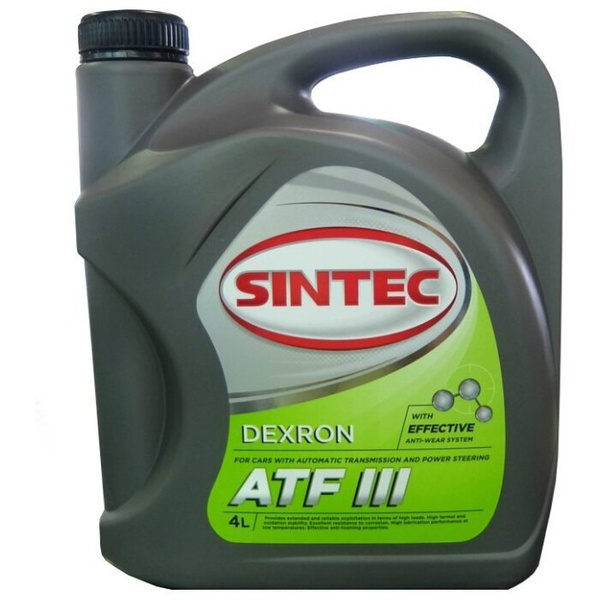 Масло трансмиссионное SINTEC ATF III Dextron 4л - купить по выгодной ...