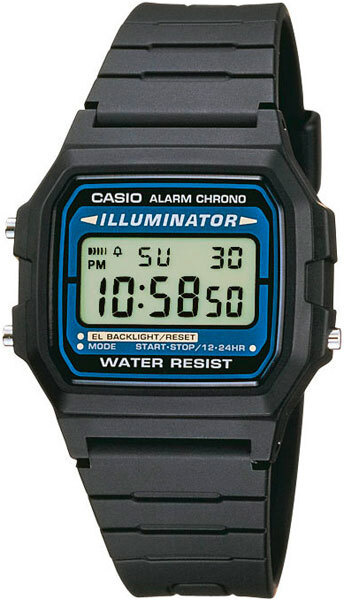 Часы наручные мужские Casio F-105W-1A кварцевые - купить с доставкой по ...