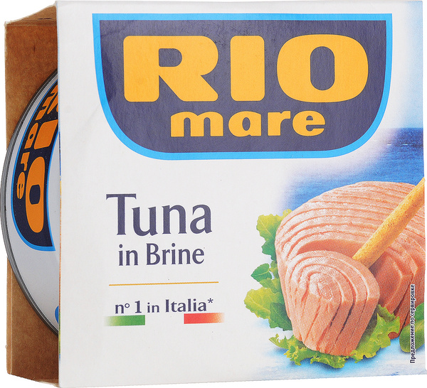 Rio Mare тунец в собственном соку, 160 г - купить с доставкой по ...