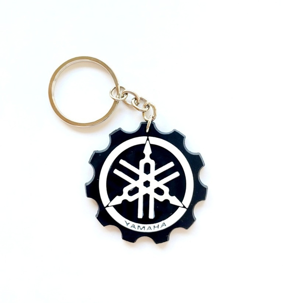Брелок для ключей сигнализации мотоцикла с надписью Ямаха с кольцом ...