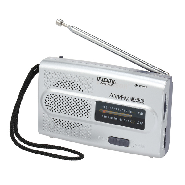 INDIN BC-R28 AM FM-радио Портативный карманный радио Цифровой ...