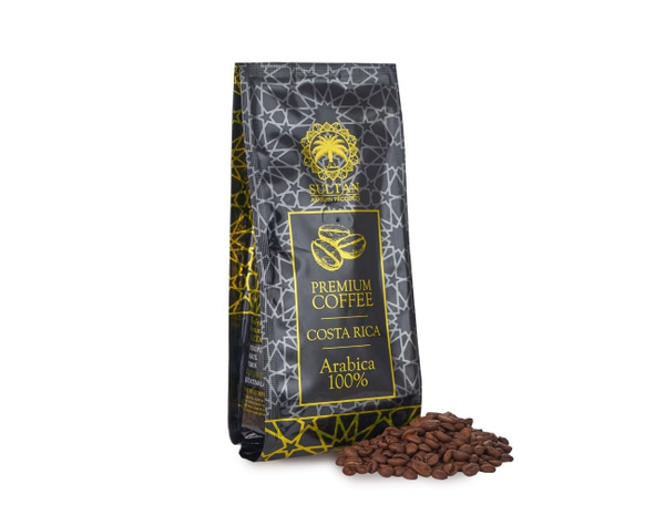 Зерновой кофе арабика Коста-Рика 200 гр. SULTAN ARABIAN PRODUCTS кофе в ...