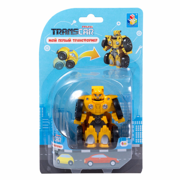 Трансформер 1TOY Мой первый трансформер, собирается в автомобиль ...