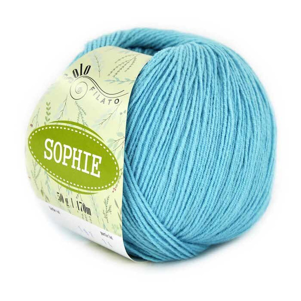 Пряжа Solo Filato Sophie (77% хлопок; 23% полиэстер) 50гр/170м - 2 ...
