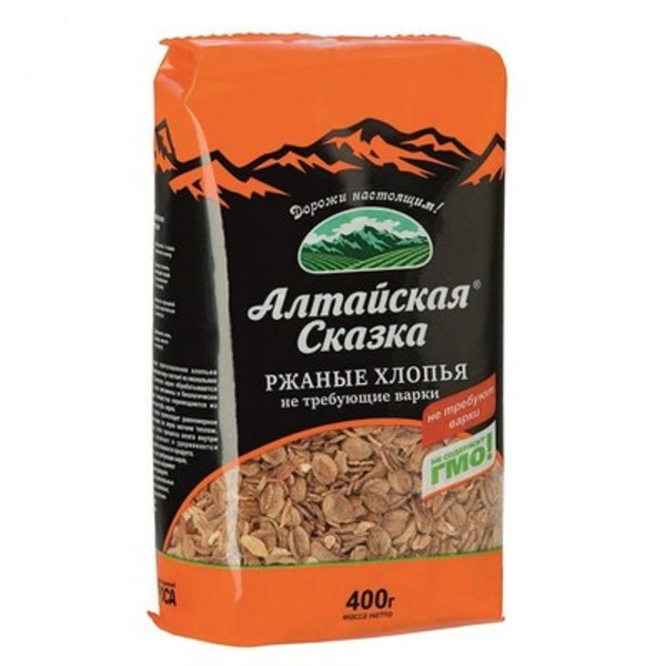 Ржаные хлопья "Алтайская Сказка" 6 шт х 0,4 кг - купить с доставкой по ...