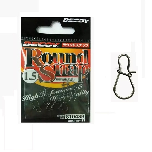 Decoy SN-17 Round Snap PG Power Grip – Taille 1 – 30 Lb – 8 Pièces