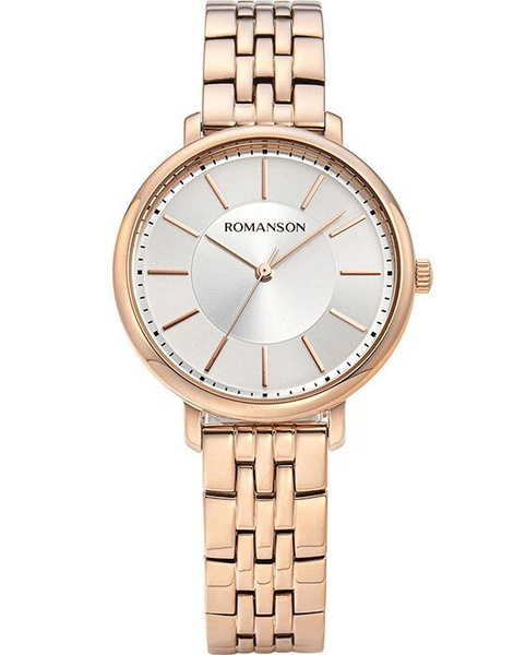 Кварцевые женские часы Romanson RM9A15LLR(WH) с минеральным стеклом ...