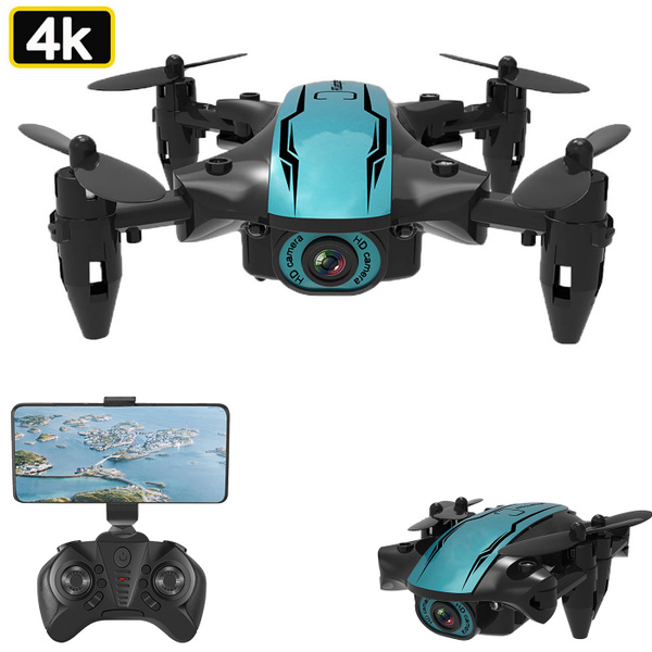 CS02 RC Дрон с камерой 4K Wifi FPV Дрон для начинающих Мини-складной ...