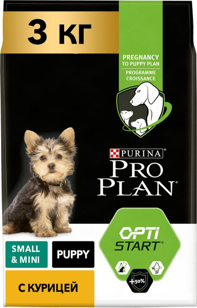 Сухой корм для щенков Pro Plan Opti Start для мелких и карликовых пород ...