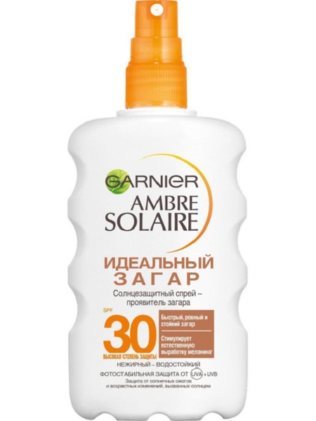 Garnier Солнцезащитный спрей-проявитель загара Ambre Solaire "Идеальный ...