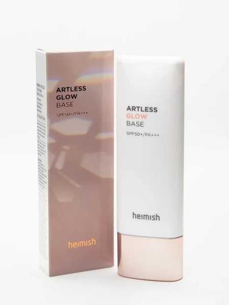 Heimish База под макияж с эффектом сияния Artless Glow Base SPF 50+, 40 ...