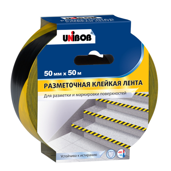 Unibob Клейкая лента канцелярская x 50 м, 1 шт. - купить с доставкой по ...