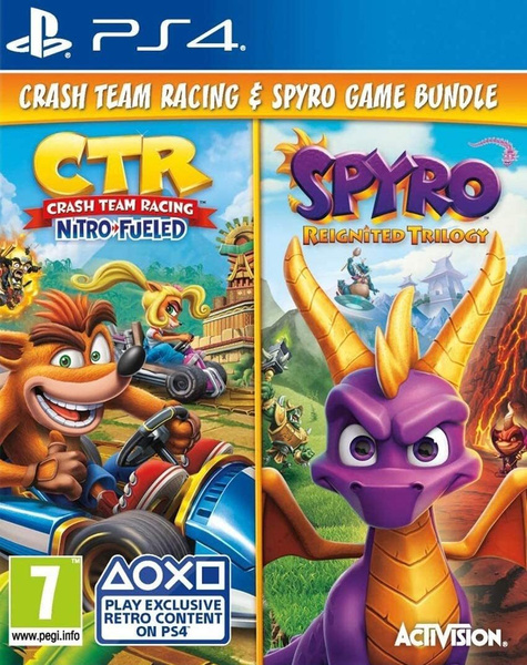 Игра Crash Team Racing: Nitro-Fueled + Spyro Reignited Trilogy (Спайро ...