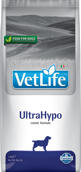VET LIFE NATURAL DIET DOG ULTRAHYPO 12 KG ВЕТ ЛАЙФ ДОГ УЛЬТРАГИПО 12 кг ...