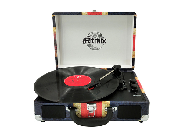 Проигрыватель Ritmix LP-120B UK Flag по низкой цене с доставкой в ...