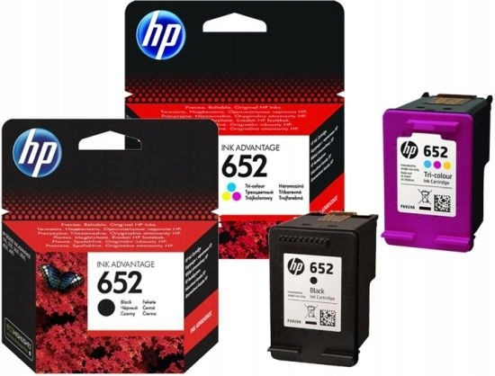 Расходник для печати HP HP652black+HP652color, Черный (black), Набор ...