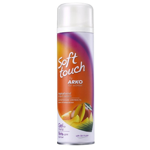 Гель для бритья Women Soft Touch Tropic Winds Тропическая свежесть, 200 ...