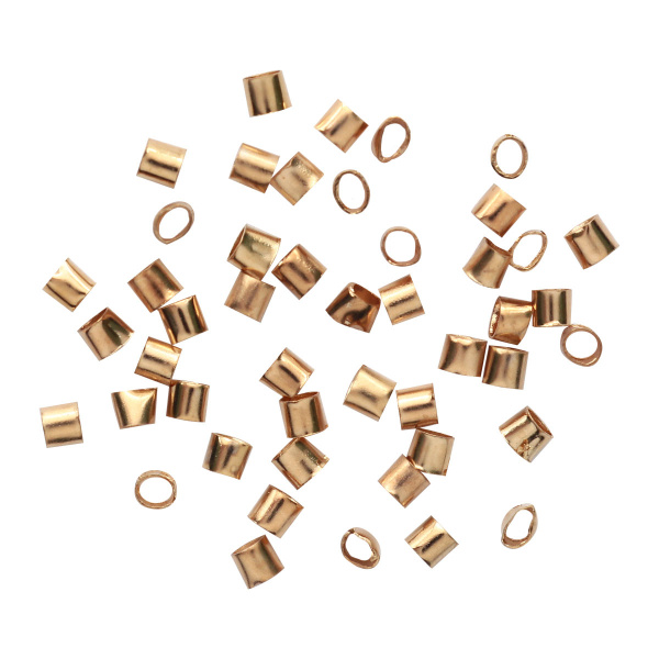 Кримп зажимные бусины Astra&Craft 2 мм, фурнитура для бижутерии, 50 шт ...
