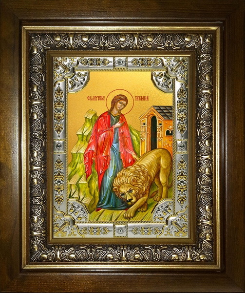Икона Татиана (Татьяна) Римская со львом, Мученица купить c доставкой ...